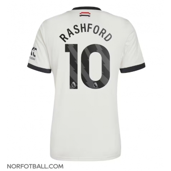 Billige Fotballdrakt Manchester United Marcus Rashford #10 Replika Tredjedrakt 2024-25 Kortermet